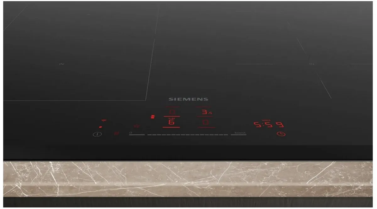 Siemens iQ500 ED751HSB1E Inbouw Inductiekookplaat 71cm - 4 Zones - Zwart