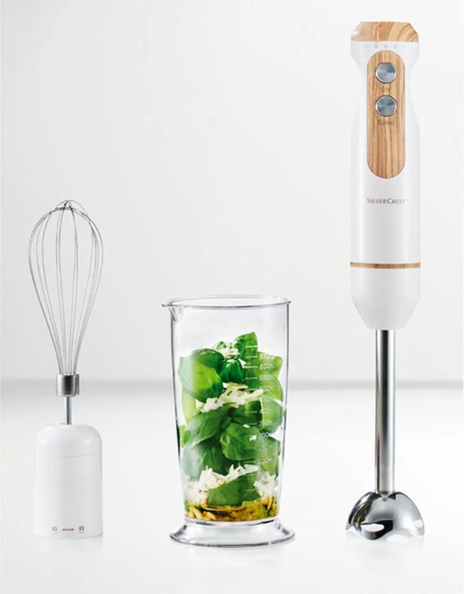 Silvercrest Staafmixer 600W Wit - 3-in-1 - afbeelding 6 van 6