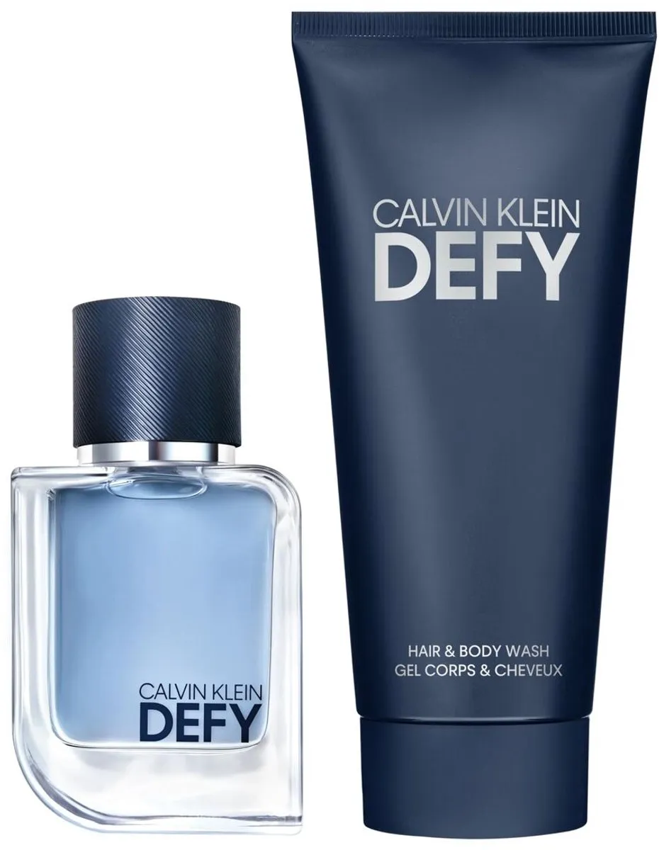 Calvin Klein Defy Parfumset - 100ml + Douchegel - afbeelding 6 van 6