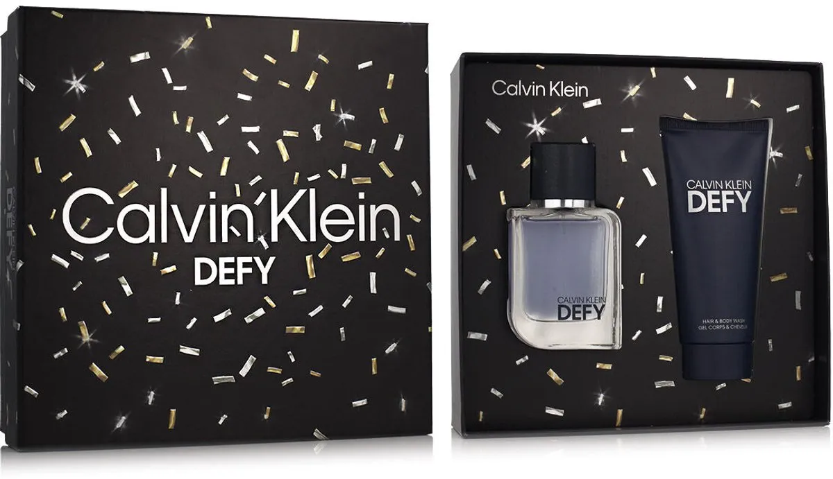 Calvin Klein Defy Parfumset - 100ml + Douchegel