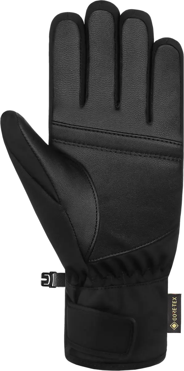 Reusch Amira Fingerhandschuhe - Zilverkleurig/Zwart - Maat 7,5