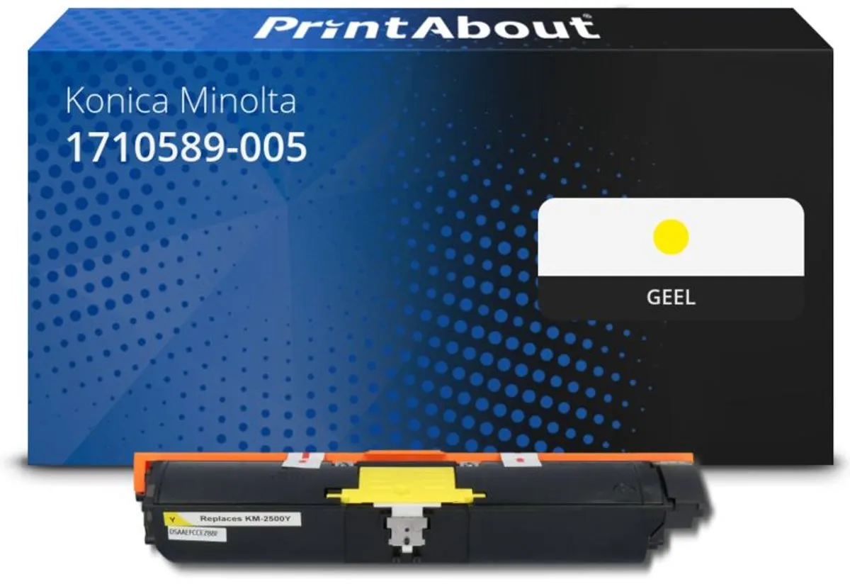 PrintAbout Konica Minolta 1710589-005 Toner Geel