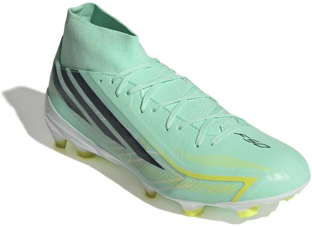 adidas F50 Hyperfast League Mid FG - Voetbal Schoen Groen - 42 - afbeelding 6 van 6