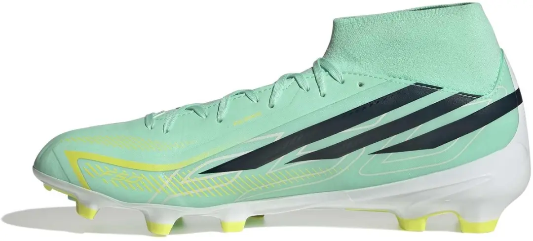 adidas F50 Hyperfast League Mid FG - Voetbal Schoen Groen - 42