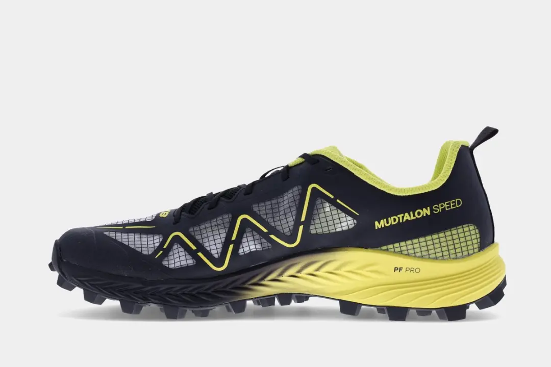 Inov-8 MudTalon Speed Trailhardloopschoenen - Zwart/Geel - afbeelding 6 van 6