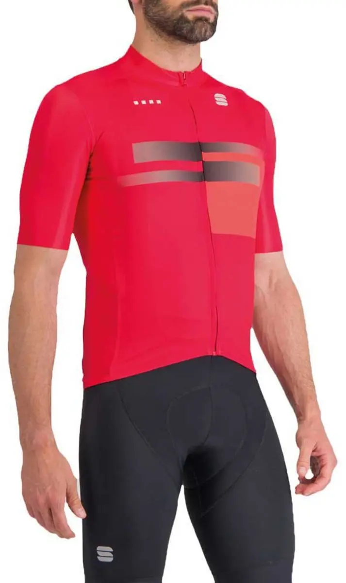 Sportful Gruppetto Korte Mouw Wielertrui Rood XL Man