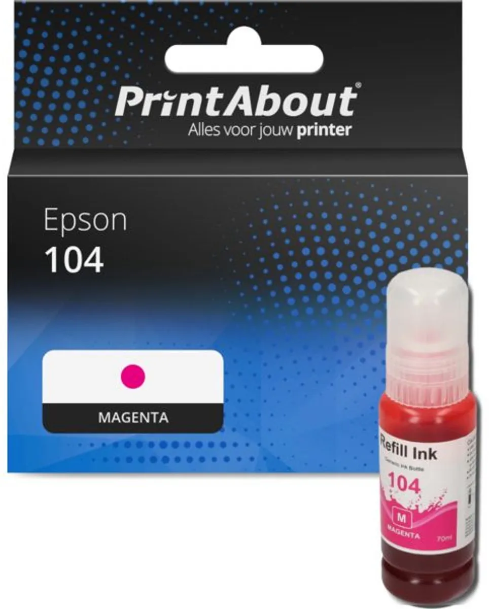 PrintAbout Inktcartridge C13T00P340 Magenta