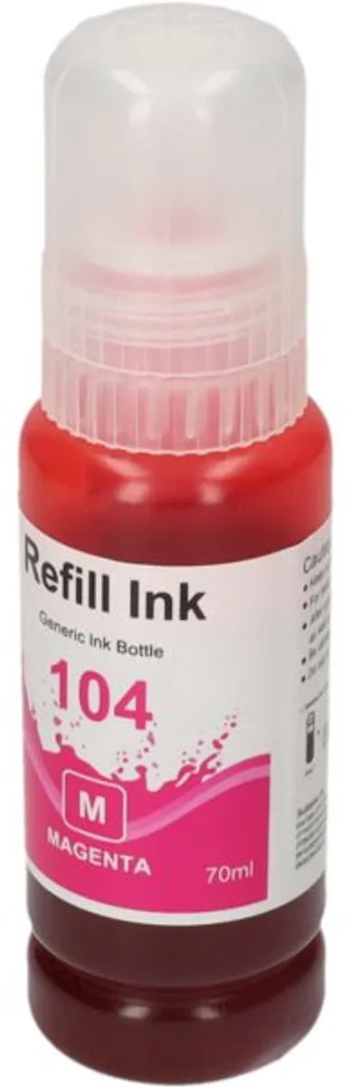 PrintAbout Inktcartridge C13T00P340 Magenta - 70ml - o.a. Epson ET2720
