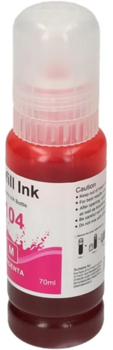 PrintAbout Inktcartridge C13T00P340 Magenta - 70ml - o.a. Epson ET2720