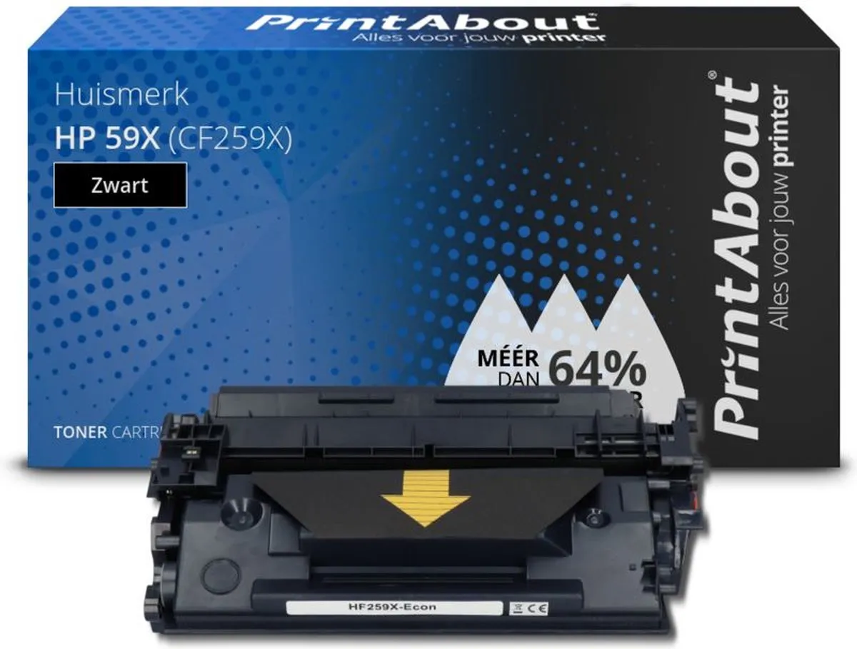 PrintAbout HP 59X CF259X Toner Zwart - 10.000 pagina's