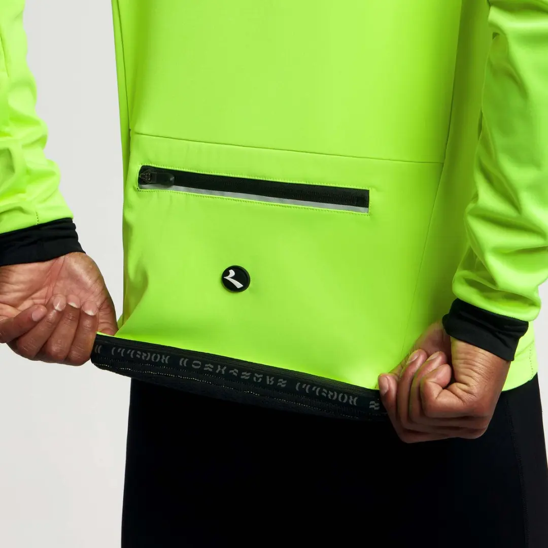 Rogelli Core Heren Fietsjack - Fluor/Zwart