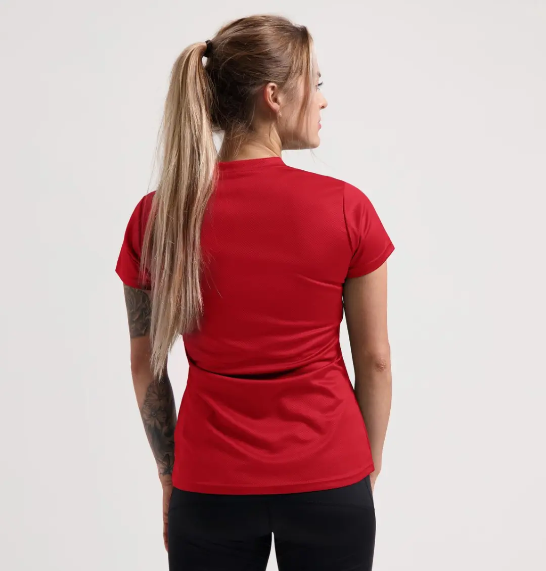 Rogelli Promo Dames Hardloopshirt M - Rood - afbeelding 4 van 6