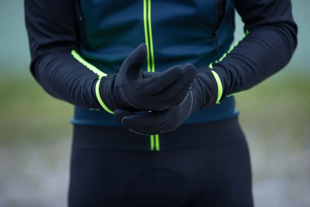 Rogelli Essential Heren Fietshandschoenen XXL - Waterproof - Zwart