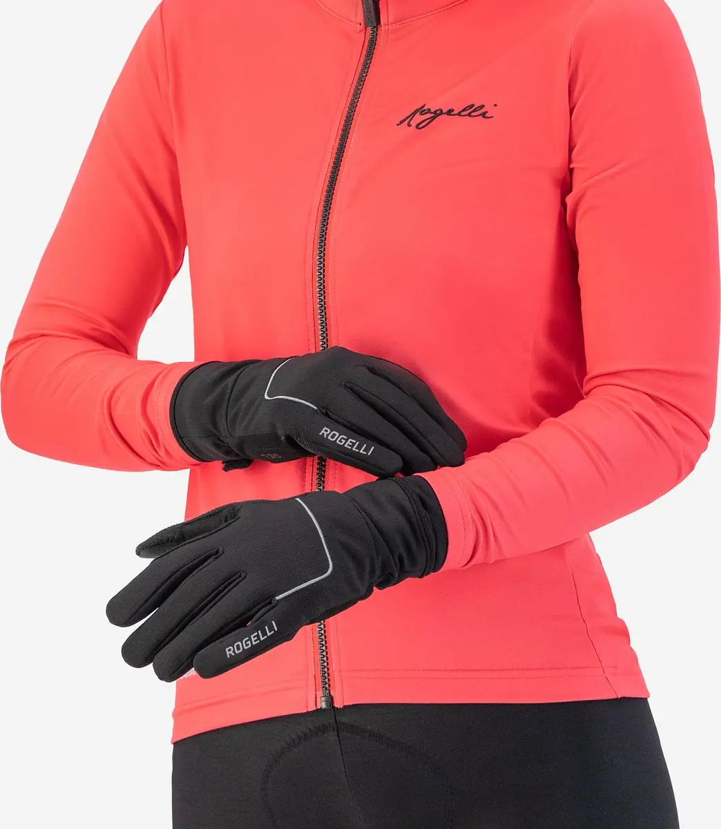Rogelli Essential Dames Fietshandschoenen Zwart - L