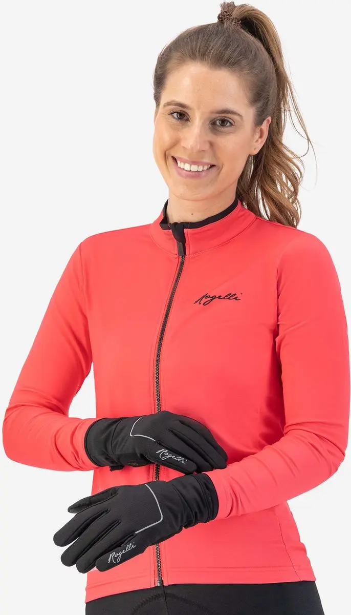 Rogelli Essential Dames Fietshandschoenen Zwart - L
