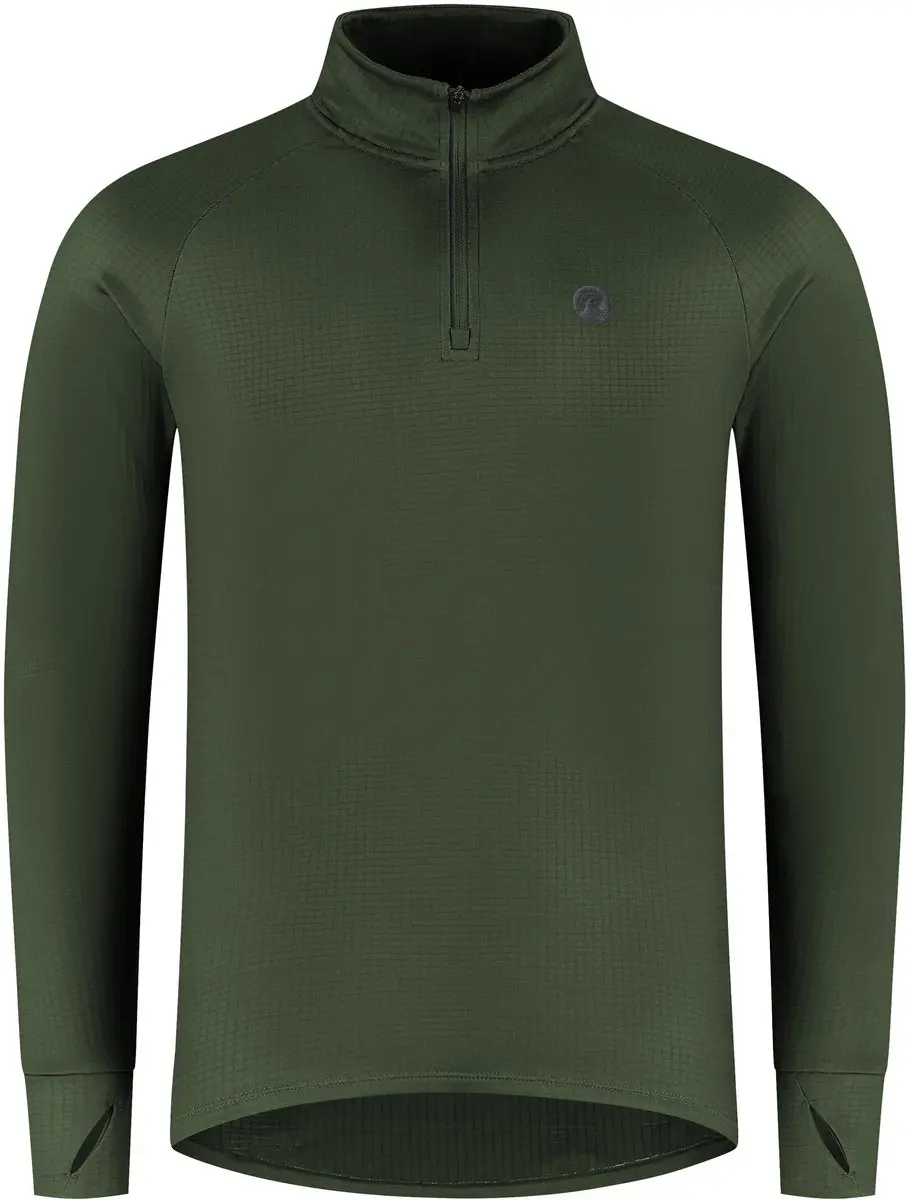 Rogelli Essential Heren Hardloopshirt Lange Mouw XL - Groen