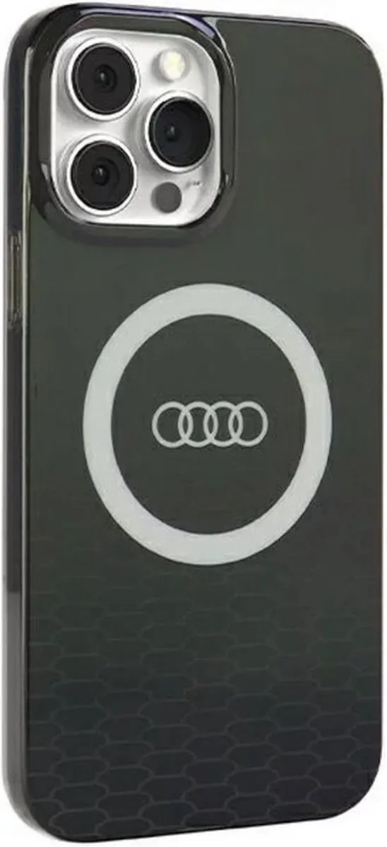 Audi IML Big Logo Back Case - iPhone 13 Pro - Zwart