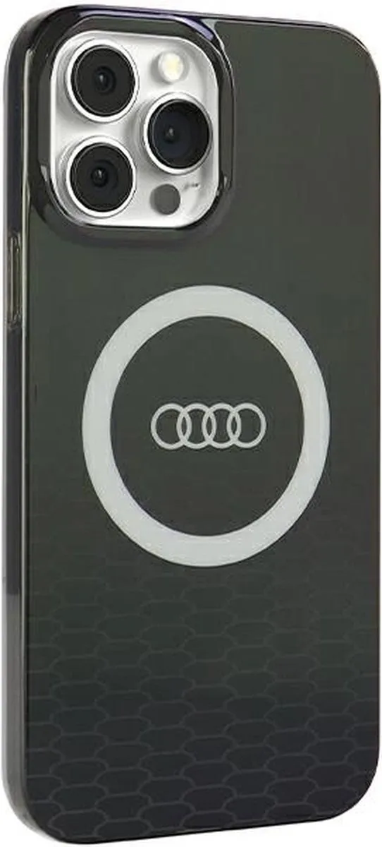 Audi IML Big Logo Back Case - iPhone 13 Pro - Zwart