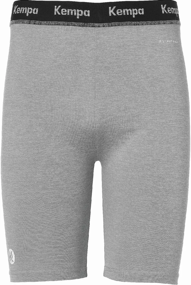 Kempa Attitude Thermo Short Kind Donker Grijs Melange Maat 152