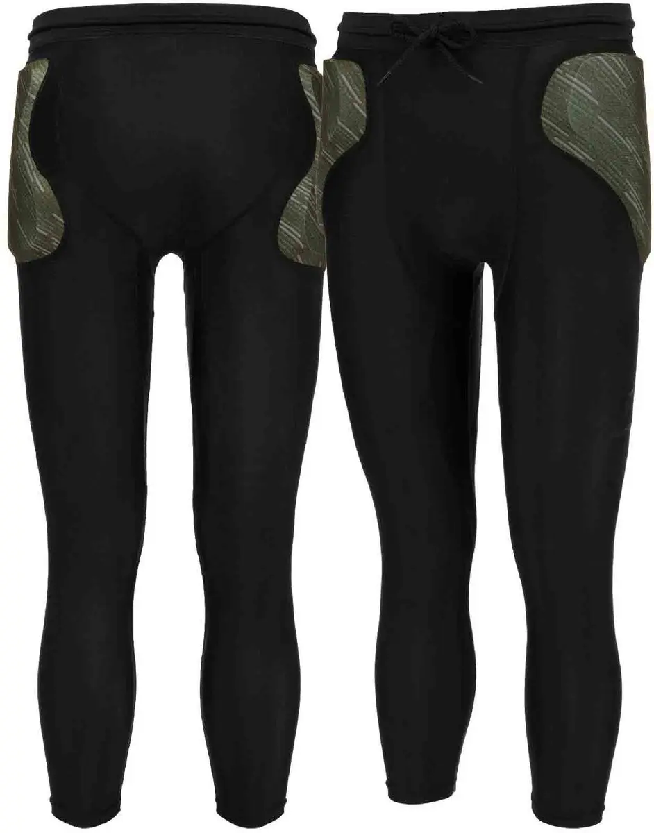 Reusch Torwarthose Padded Eco Short 3/4 - L - Zwart-groen