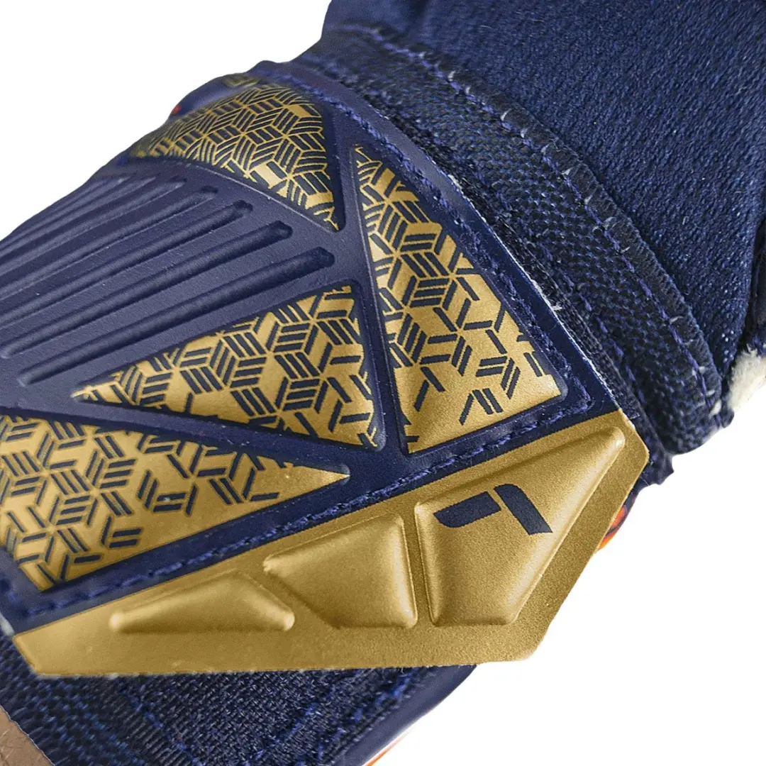 Reusch Attrakt Grip Keepershandschoenen 11 - Blauw Oranje Wit Zwart - afbeelding 6 van 6