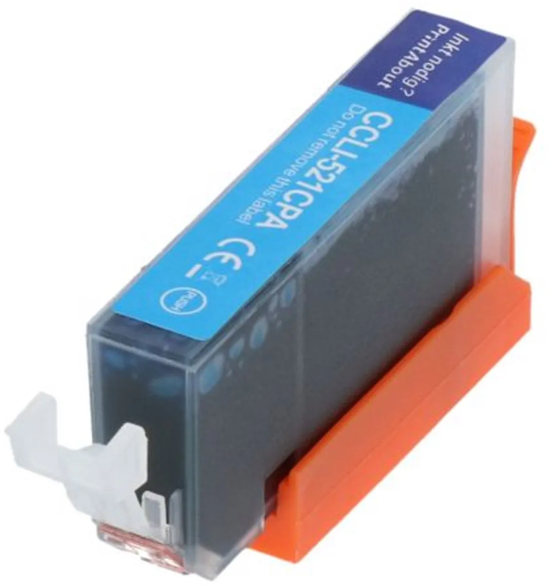 PrintAbout CLI-521C Inktcartridge Cyaan - 13ml - o.a. Canon PIXMA