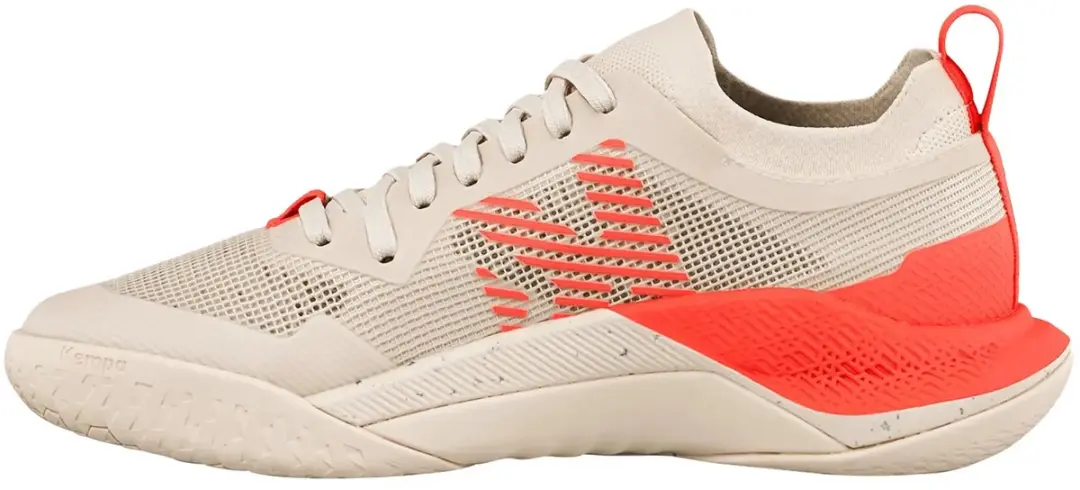 Kempa Kourtfly W Dameshandbalschoenen 39.5 - Beige/Fluo Rood
