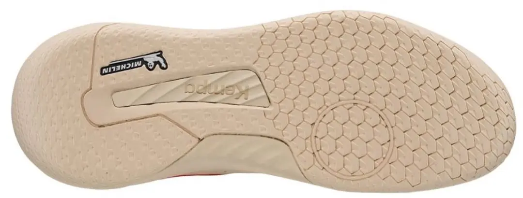 Kempa Kourtfly W Dameshandbalschoenen 39.5 - Beige/Fluo Rood