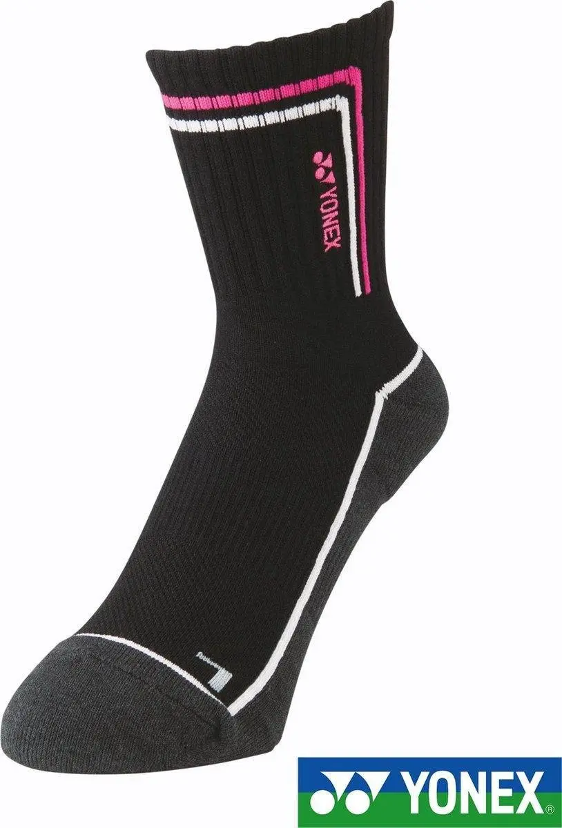 Yonex Sportsokken Crew 19118 Unisex zwart/paars
