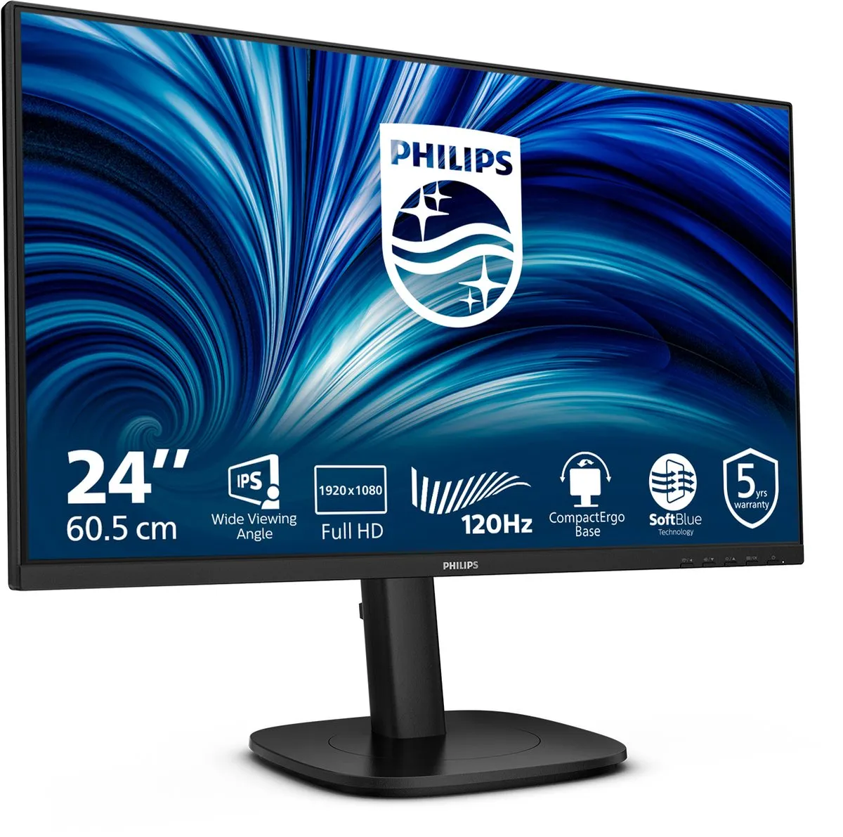 Philips 24B2N3200J Monitor 23.8" Full HD 120Hz - Zwart - afbeelding 6 van 6