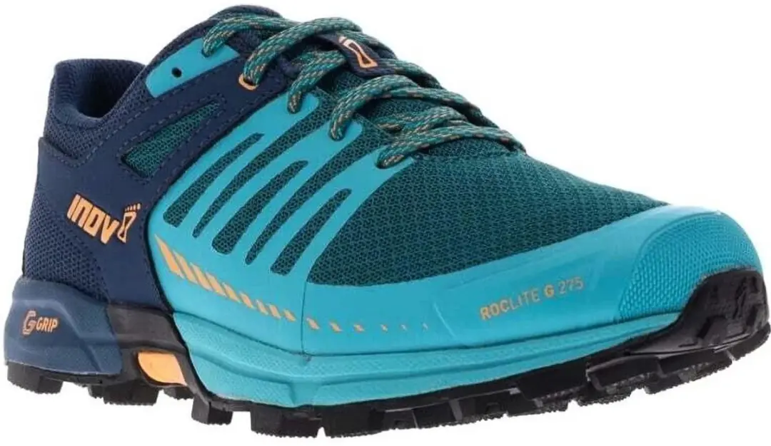 Inov-8 Roclite G 275 V2 Trailhardloopschoen - Dames - Teal/Navy/Nectar - afbeelding 3 van 6