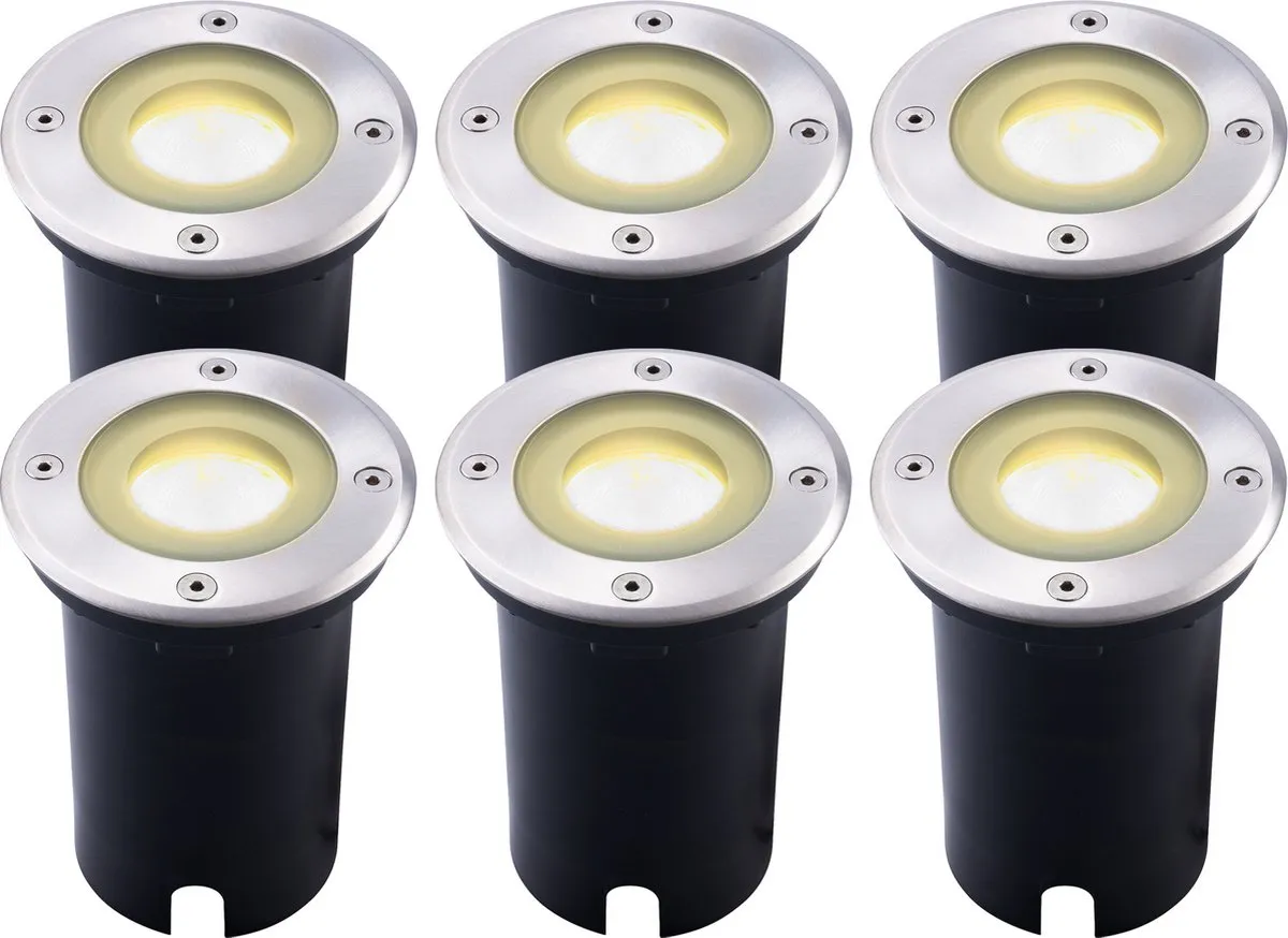 Ledvion 6x LED Grondspot 5W 2700K GU10 IP67