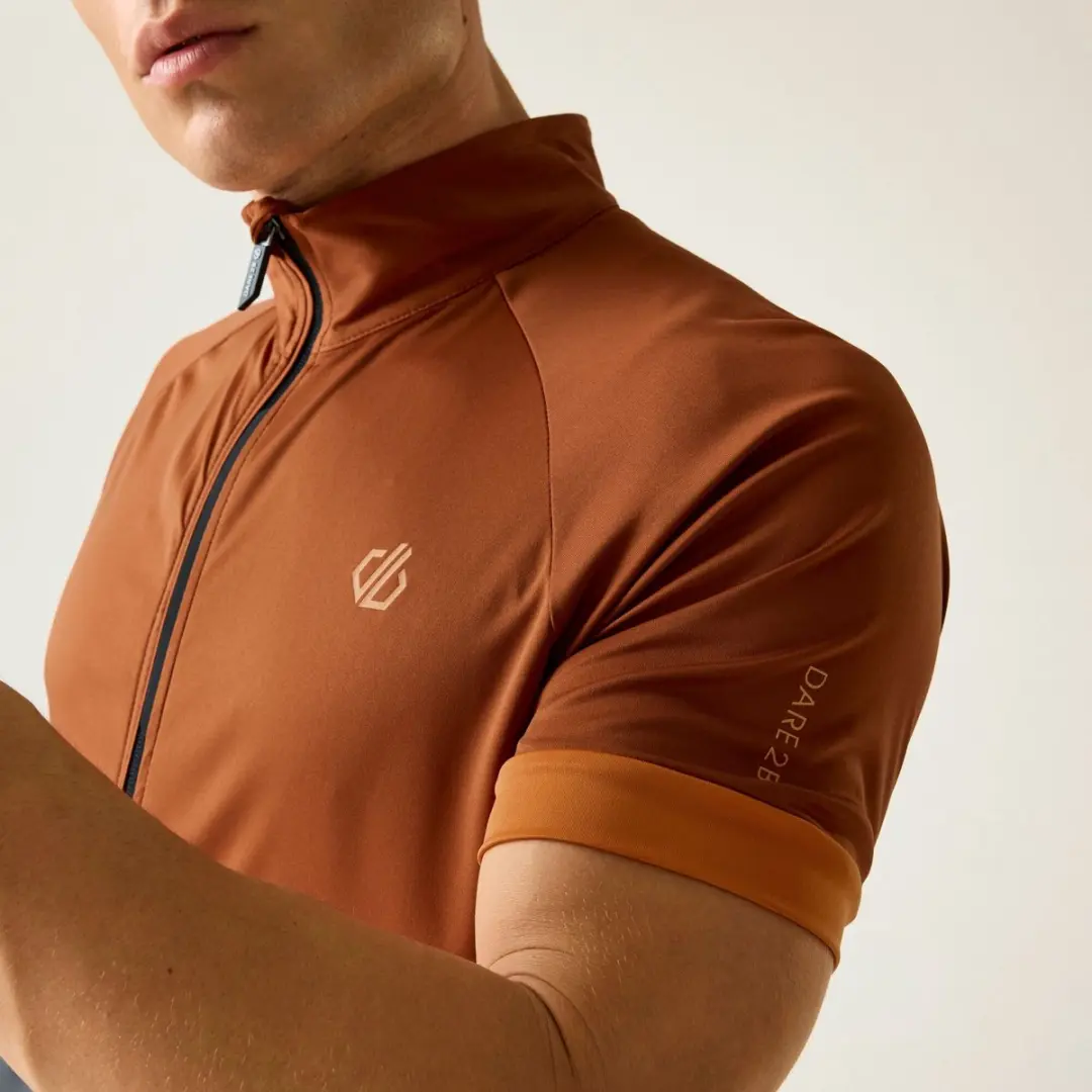 Dare 2b Heren Protraction III Fietsjersey - XS - Oranje