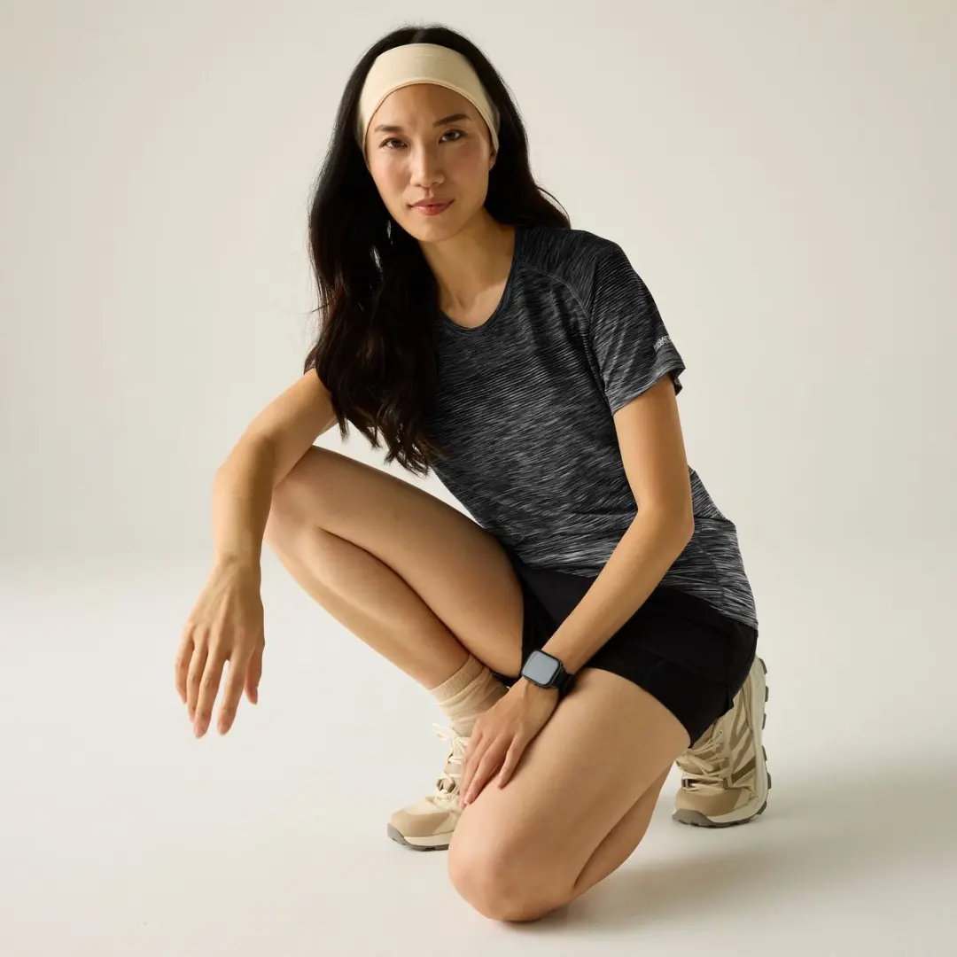 Regatta Laxley II T-shirt Dames - Grijs - Maat 40