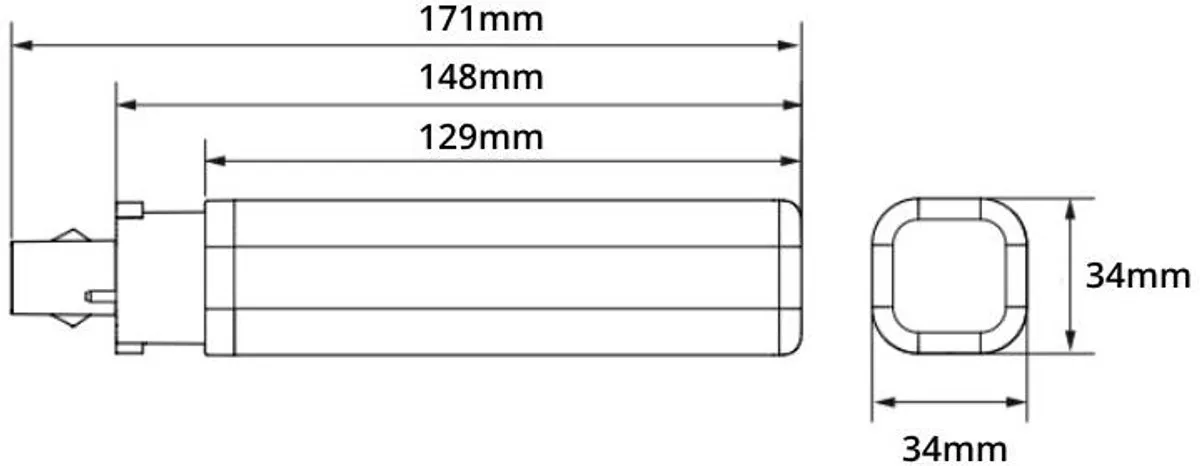 Philips CorePro LED PLC 8.9W G24D-3 4000K Lamp