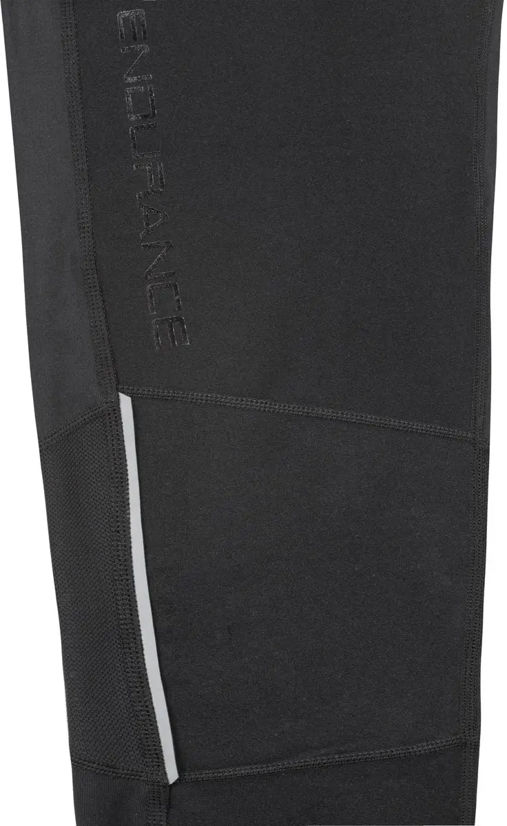 ENDURANCE Mahana Windblocker Lauftights - Zwart