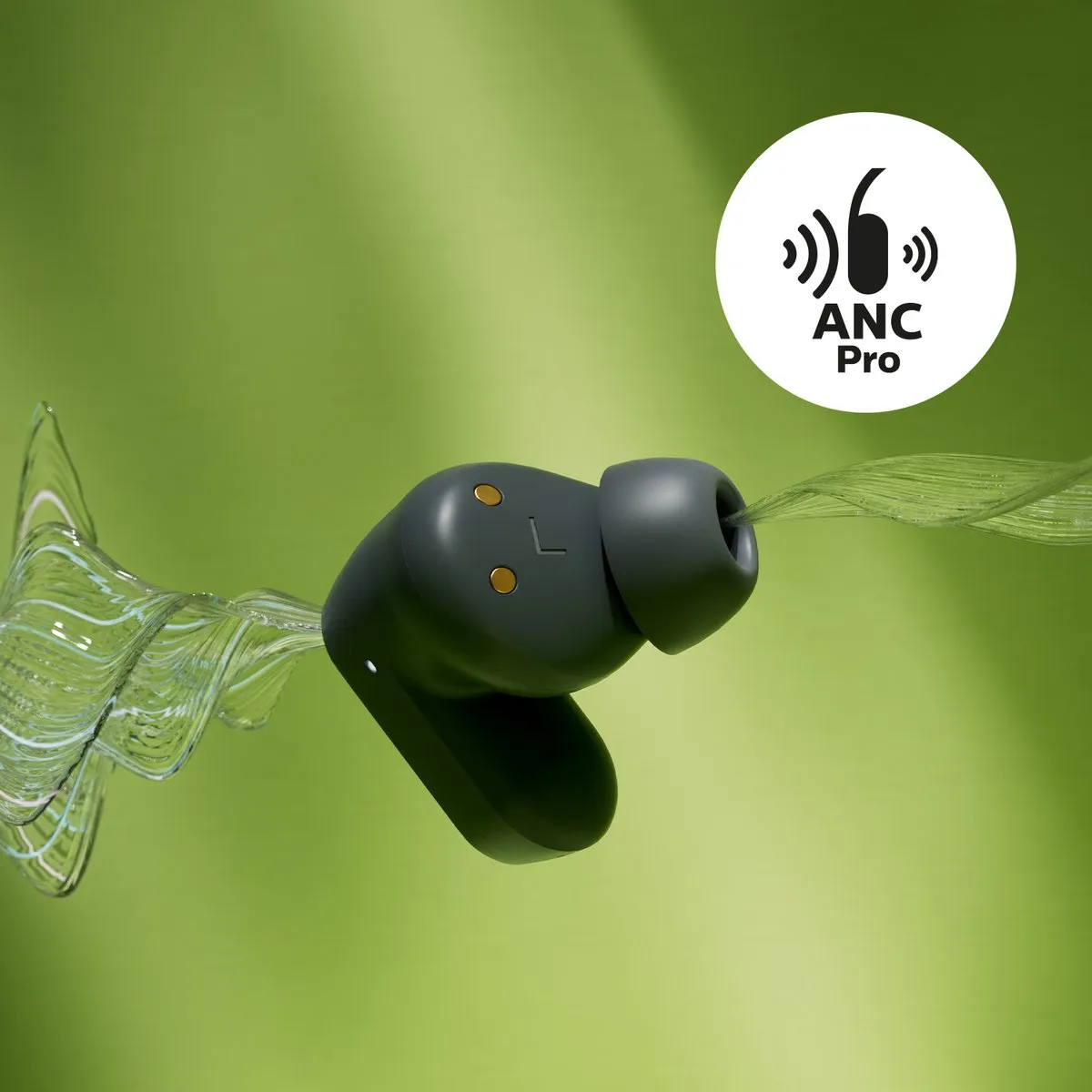 Philips TAT3509 Noise Cancelling Oortjes - Donkergrijs