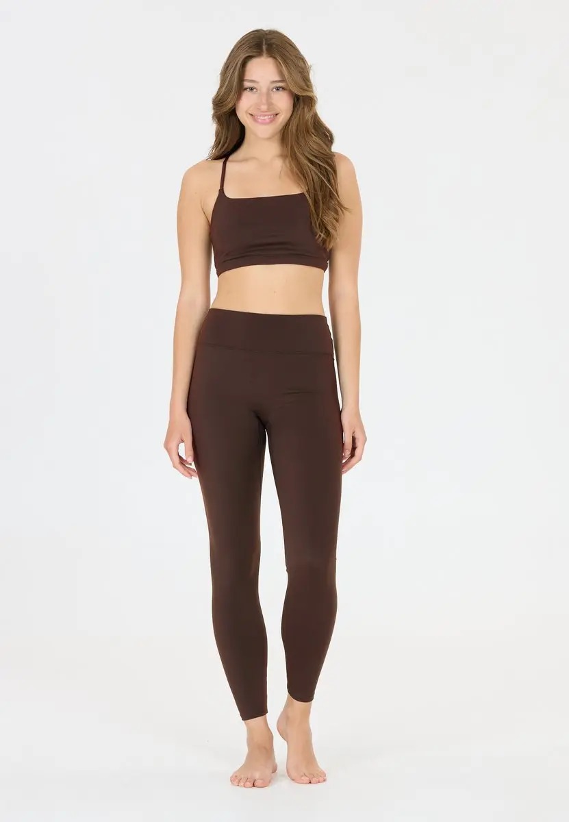 Athlecia Tights Blossom - 42 - Donkerbruin