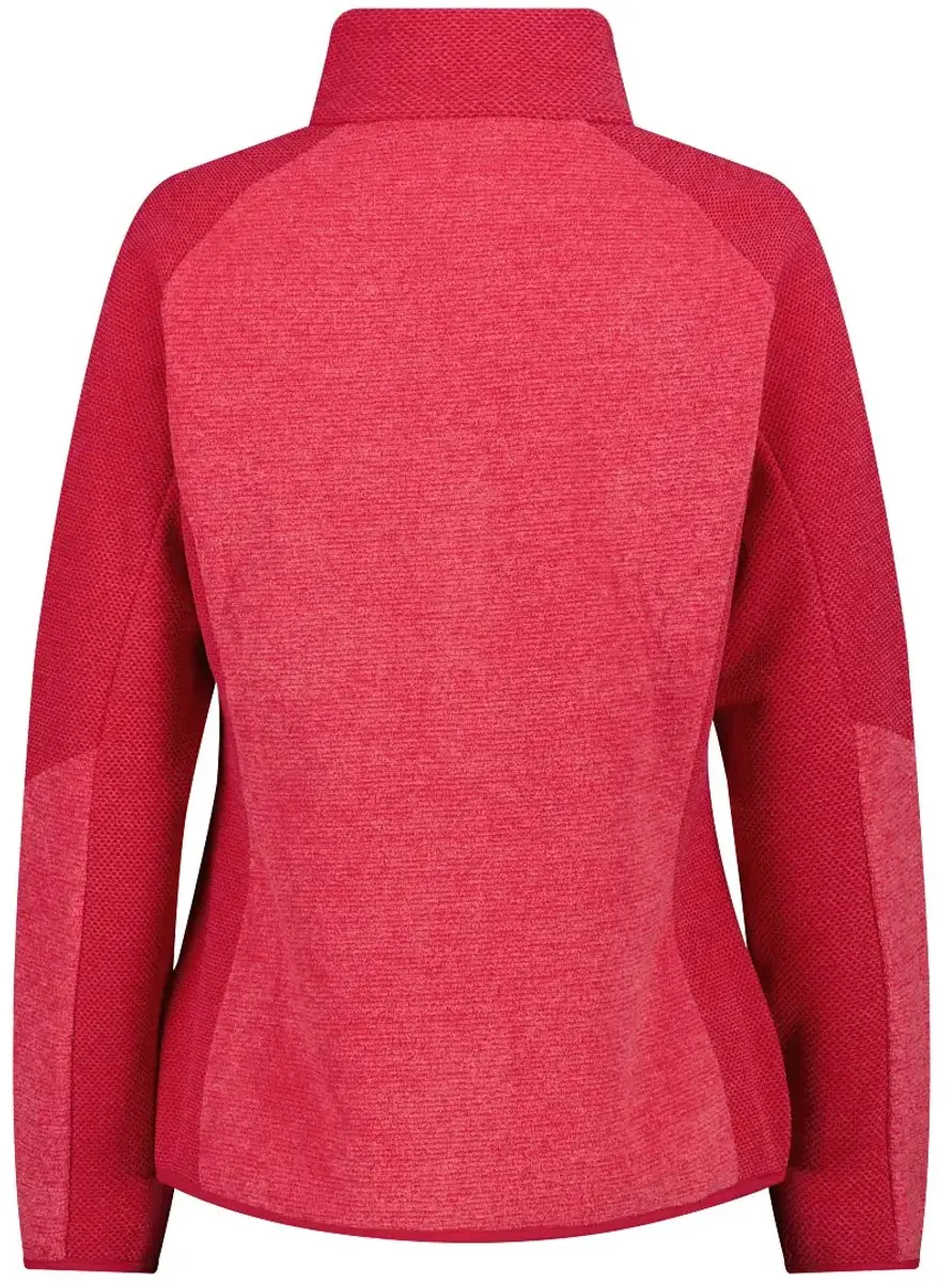 CMP Technische Fleece Melange Dames - S - Carminio - afbeelding 2 van 2