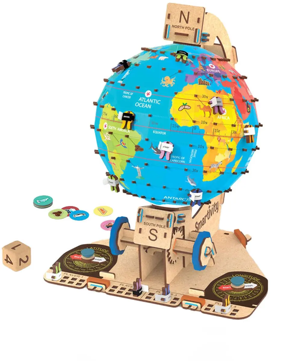 SmartGames Globe Trotters Constructiespeelgoed - 2 Delen - Meerkleurig - afbeelding 6 van 6