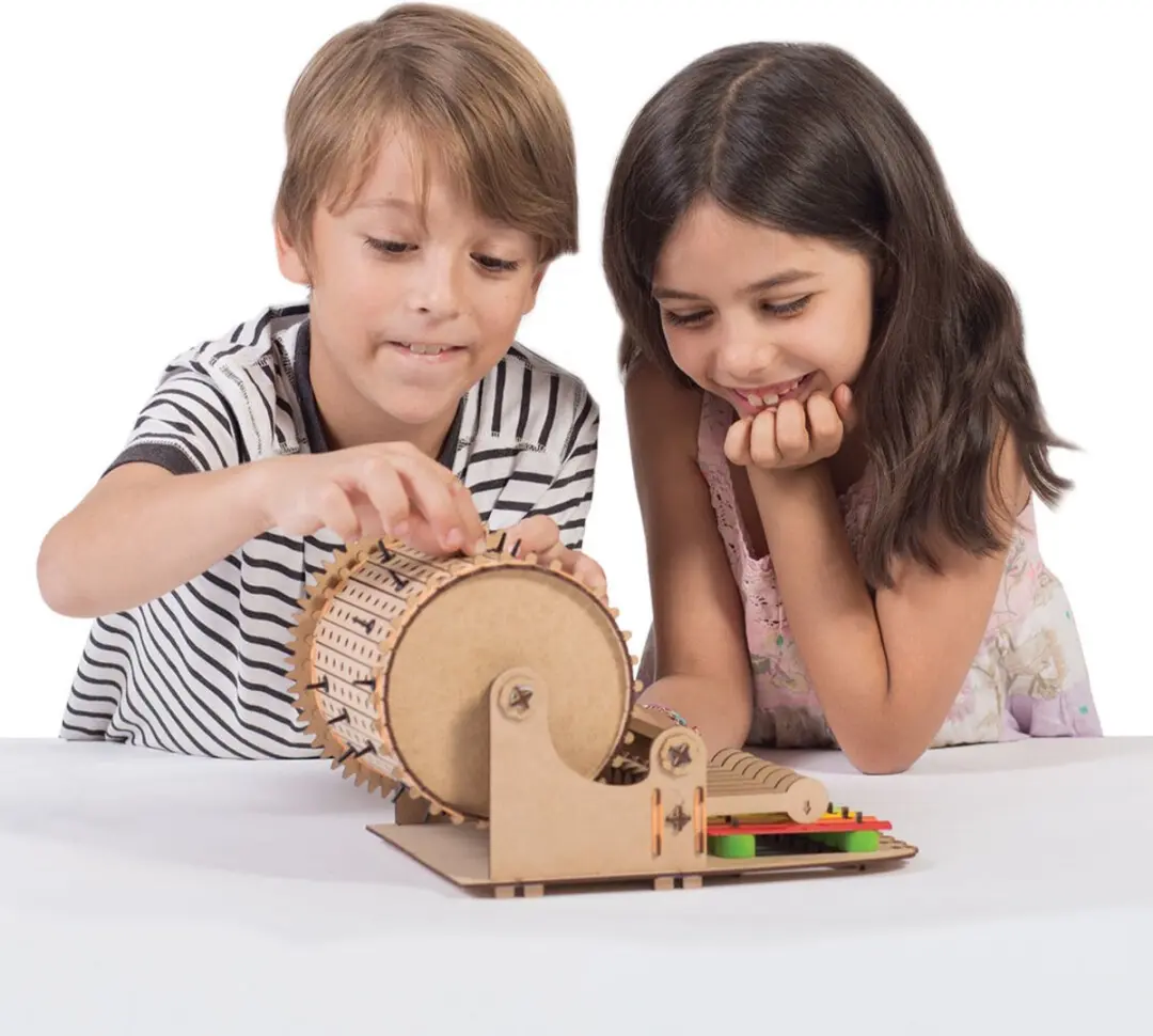 SmartGames Music Machine Bouwpakket - Mechanisch Draaiorgel & Xylofoon - 1 Stuk - afbeelding 6 van 6