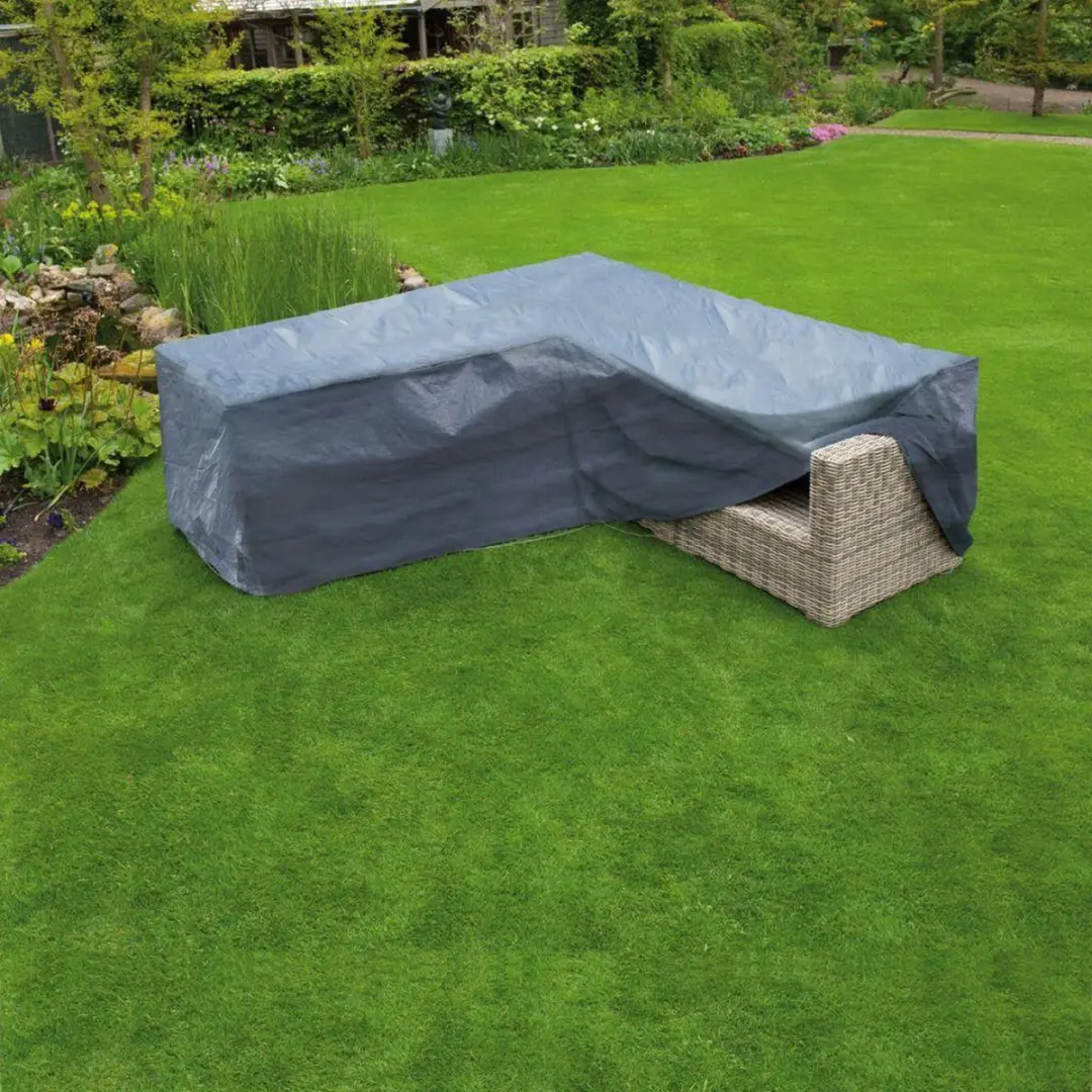 Nature Tuinmeubelhoes Loungeset L - 90x250x90cm Grijs - afbeelding 5 van 6