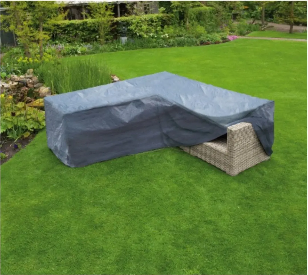 Nature Tuinmeubelhoes Loungeset L - 90x250x90cm Grijs - afbeelding 3 van 6