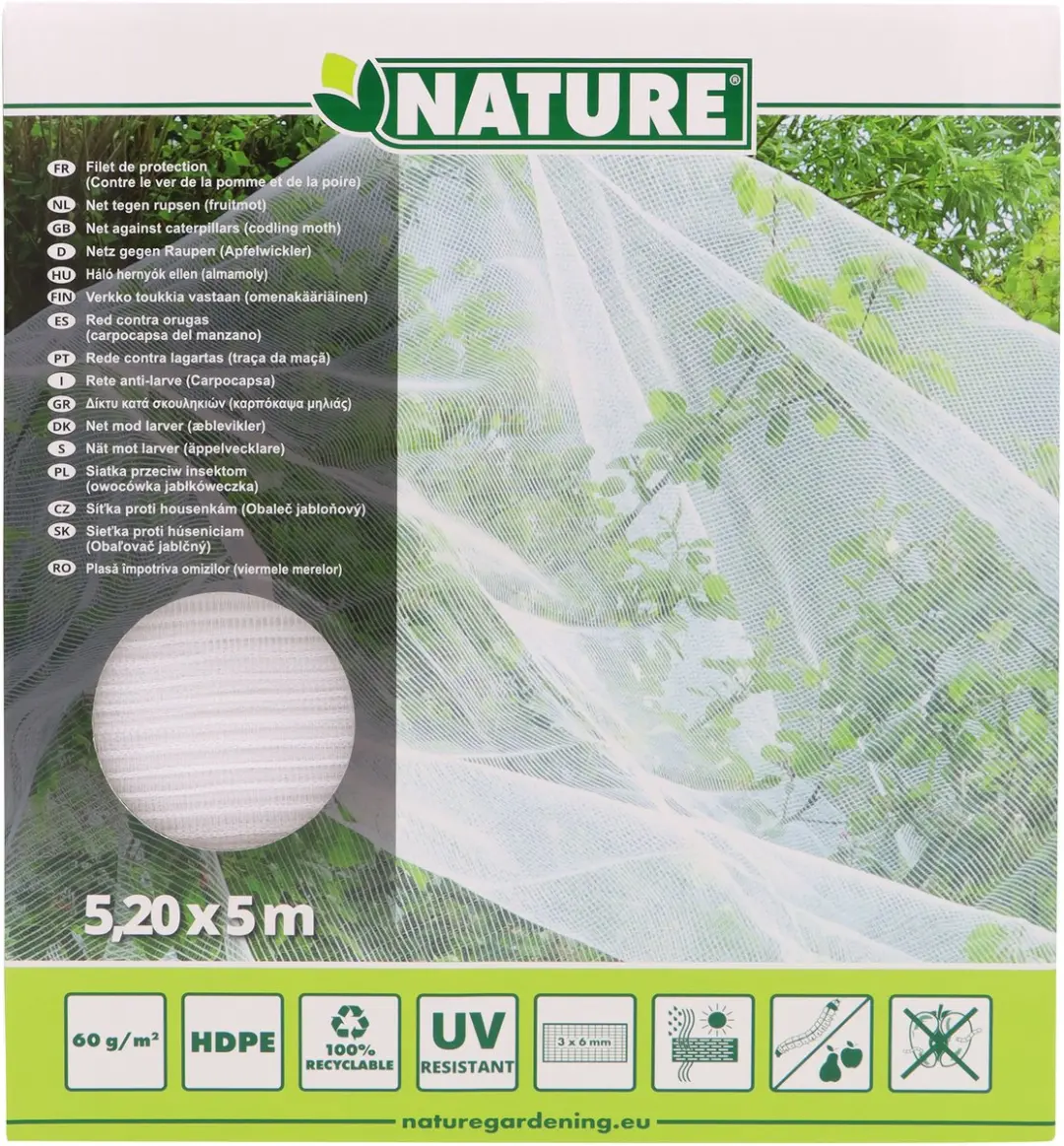 Nature Anti-insectennet 5,2x5m - 3x6mm - 60g/m² - afbeelding 3 van 6