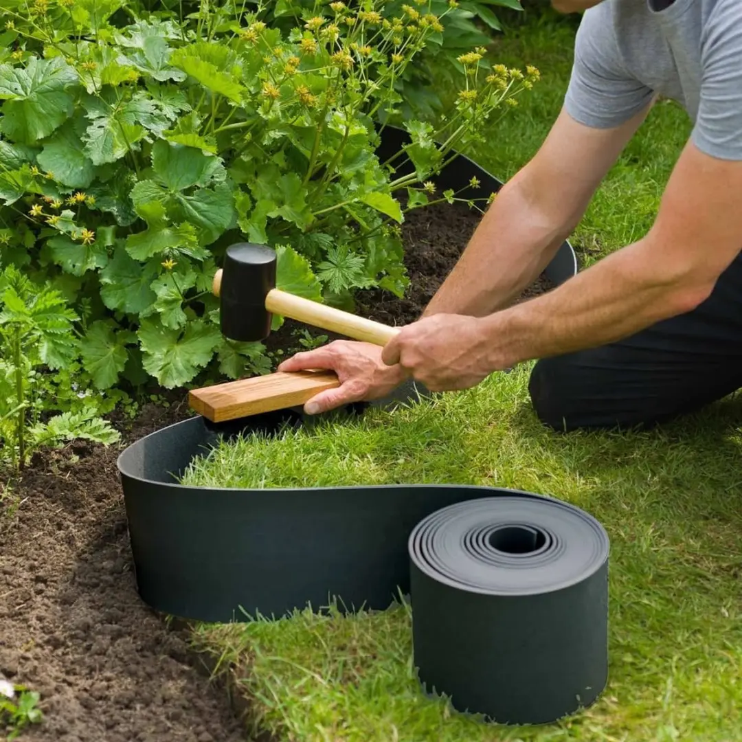 Nature Borderrand op rol 15cm x 10m - Zwart - afbeelding 4 van 6