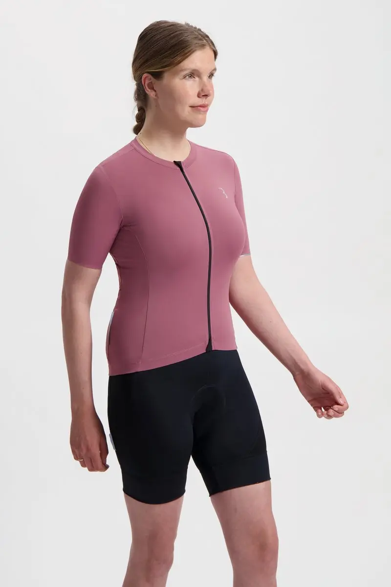 BBB Cycling DonnaEssence Fietsshirt Dames - Korte mouw - 3 zakken - Roze