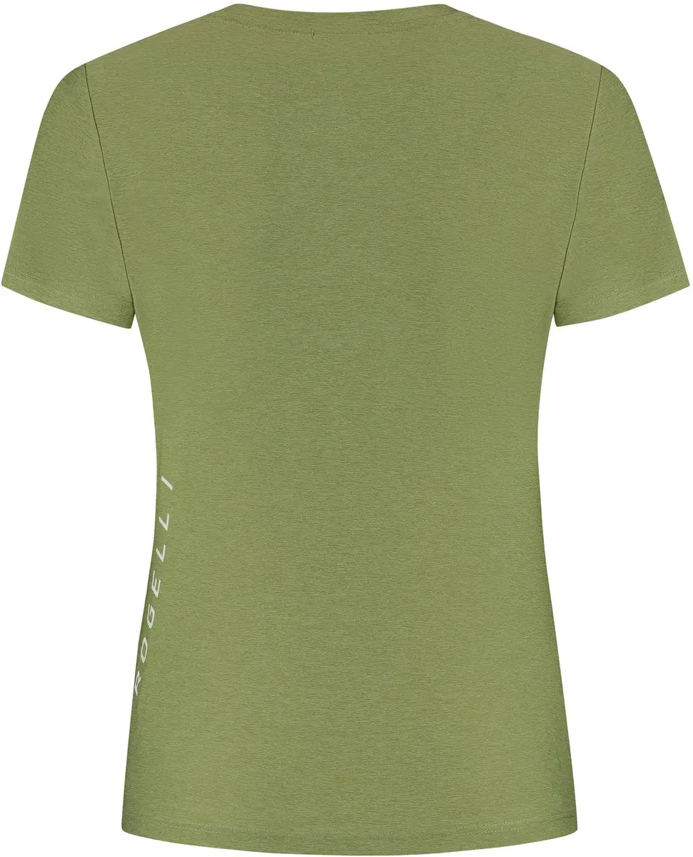 Rogelli Essential Dames Hardloopshirt Korte Mouw L - Saliegroen