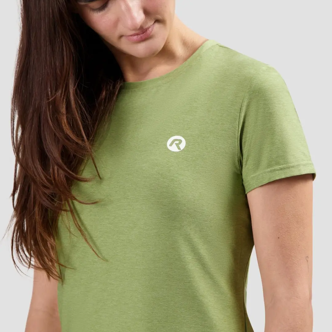 Rogelli Essential Dames Hardloopshirt Korte Mouw L - Saliegroen - afbeelding 6 van 6