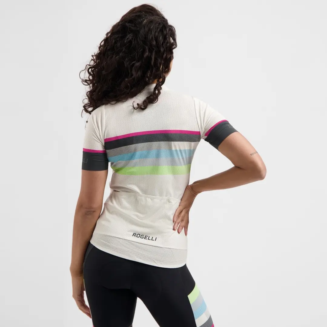 Rogelli Impress II Dames Fietsshirt M - Zand