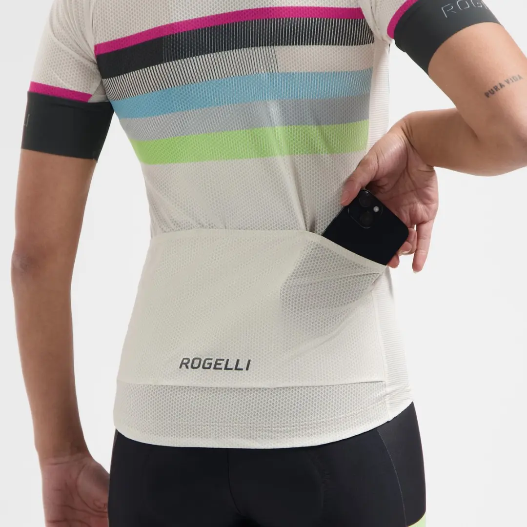 Rogelli Impress II Dames Fietsshirt M - Zand